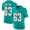 Dolphins #63 Michael Deiter Aqua Green Team Color Men's Stitched Football Vapor Untouchable Limited Jersey