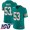 Men's Miami Dolphins #53 Kyle Van Noy Aqua Green Alternate Stitched 100th Season Vapor Untouchable Limited Jersey