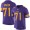 Men's Minnesota Vikings #71 Andre Smith Purple 2016 Color Rush Stitched NFL Nike Limited Jersey