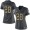 Women's Minnesota Vikings #28 Adrian Peterson Black Anthracite 2016 Salute To Service Stitched NFL Nike Limited Jersey