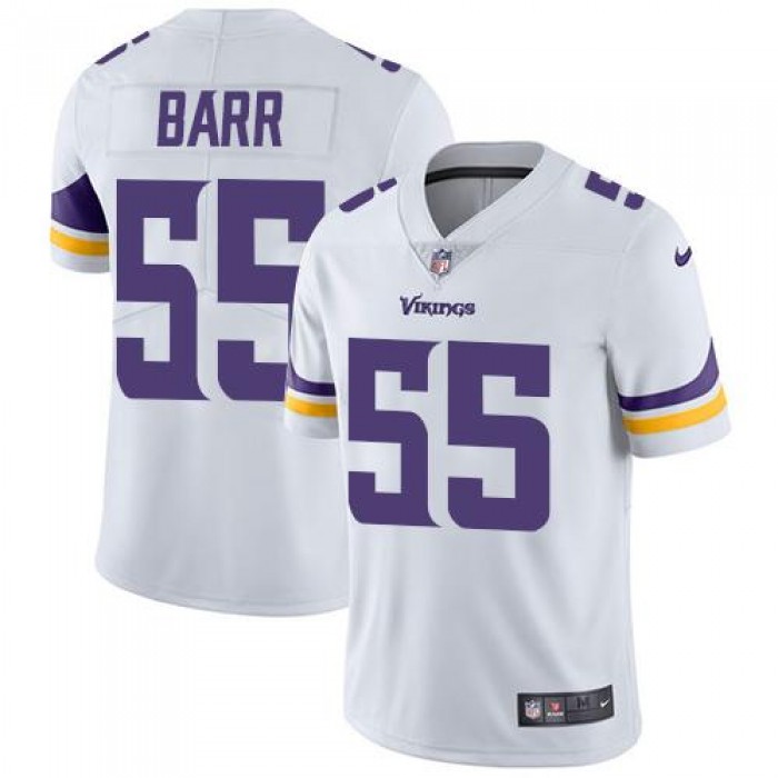 Youth Nike Minnesota Vikings #55 Anthony Barr White Stitched NFL Vapor Untouchable Limited Jersey