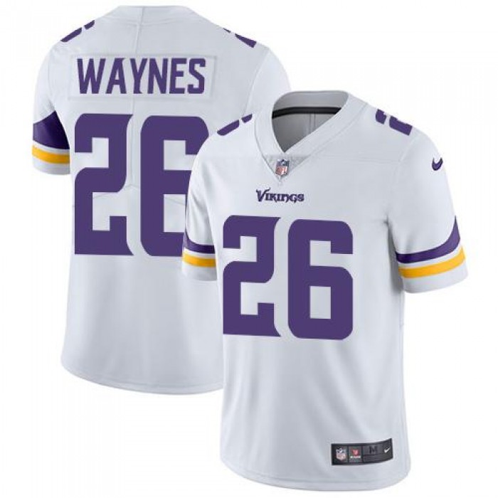 Youth Nike Minnesota Vikings #26 Trae Waynes White Stitched NFL Vapor Untouchable Limited Jersey