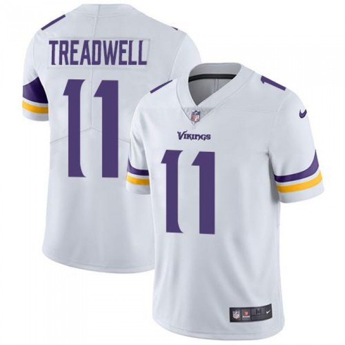 Youth Nike Minnesota Vikings #11 Laquon Treadwell White Stitched NFL Vapor Untouchable Limited Jersey