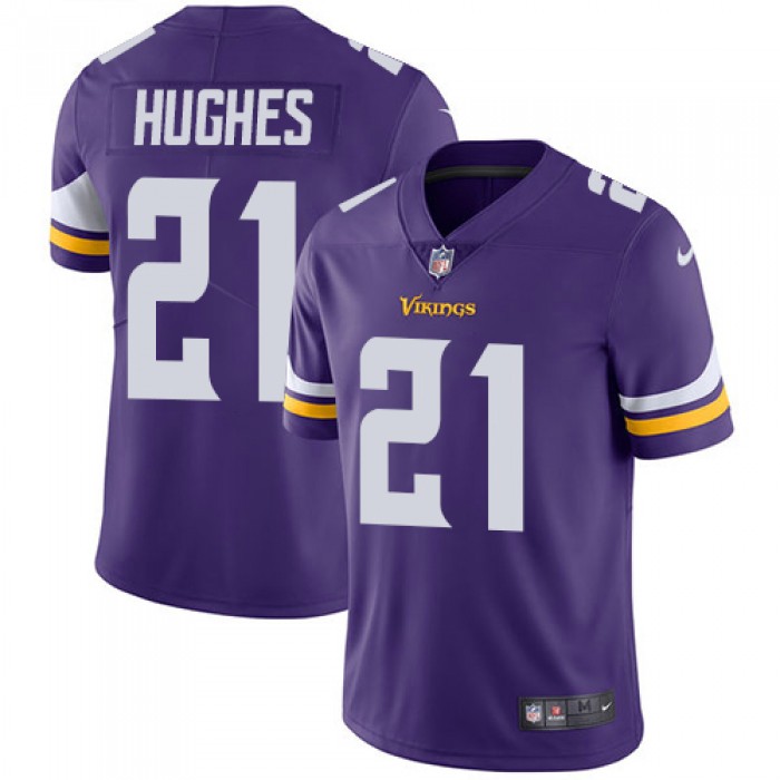 Nike Minnesota Vikings #21 Mike Hughes Purple Team Color Men's Stitched NFL Vapor Untouchable Limited Jersey