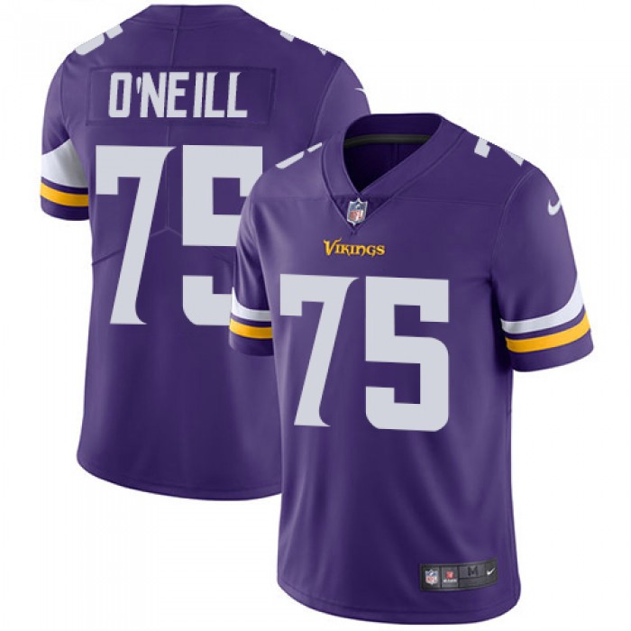 Nike Minnesota Vikings #75 Brian O'Neill Purple Team Color Men's Stitched NFL Vapor Untouchable Limited Jersey
