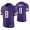 Nike Vikings 8 Kirk Cousins Purple 100th Season Vapor Untouchable Limited Jersey