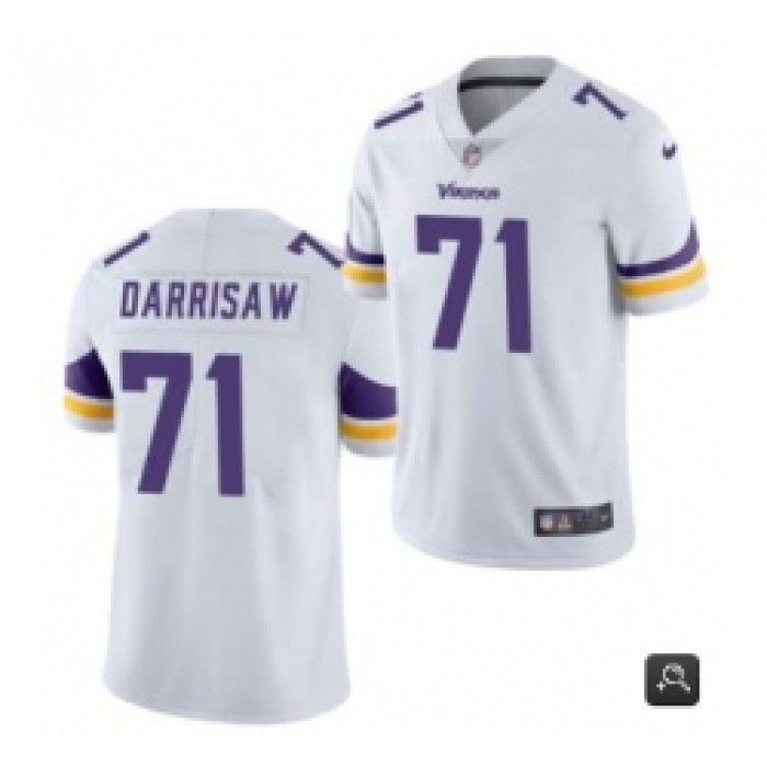Men Minnesota Vikings #71 Christian Darrisaw White 2021 Vapor Untouchable Limited Stitched NFL Jersey