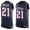 Men's New England Patriots #21 Malcolm Butler Navy Blue Hot Pressing Player Name & Number Nike NFL Tank Top Jersey