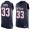 Men's New England Patriots #33 Dion Lewis Navy Blue Hot Pressing Player Name & Number Nike NFL Tank Top Jersey