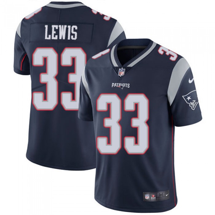 Nike New England Patriots #33 Dion Lewis Navy Blue Team Color Men's Stitched NFL Vapor Untouchable Limited Jersey