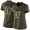 Women's Nike New England Patriots #87 Rob Gronkowski Green Stitched NFL Limited 2015 Salute to Service Jersey