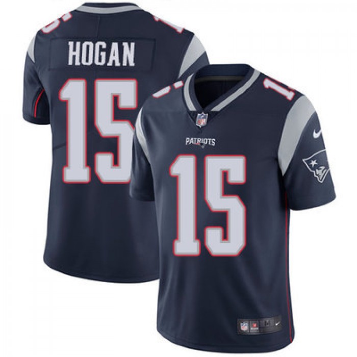 Youth Nike New England Patriots #15 Chris Hogan Navy Blue Team Color Youth Stitched NFL Vapor Untouchable Limited Jersey