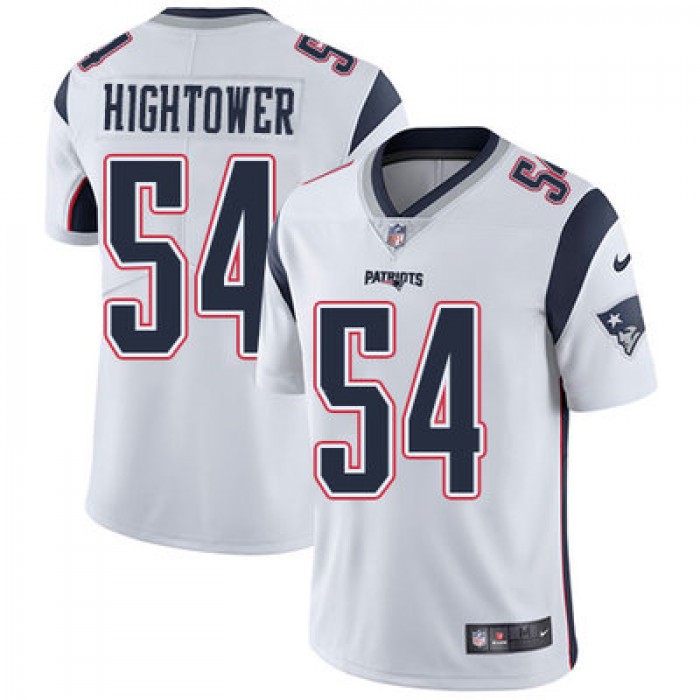 Youth Nike New England Patriots #54 Dont'a Hightower White Stitched NFL Vapor Untouchable Limited Jersey