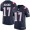 Nike Patriots #17 Antonio Brown Navy Blue Men's Stitched NFL Limited Rush Jersey