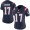 Nike Patriots #17 Antonio Brown Navy Blue Women's Stitched NFL Limited Rush Jersey