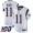 Nike Patriots #11 Drew Bledsoe White Men's Stitched NFL 100th Season Vapor Limited Jersey