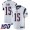 Nike Patriots #15 N'Keal Harry White Men's Stitched NFL 100th Season Vapor Limited Jersey