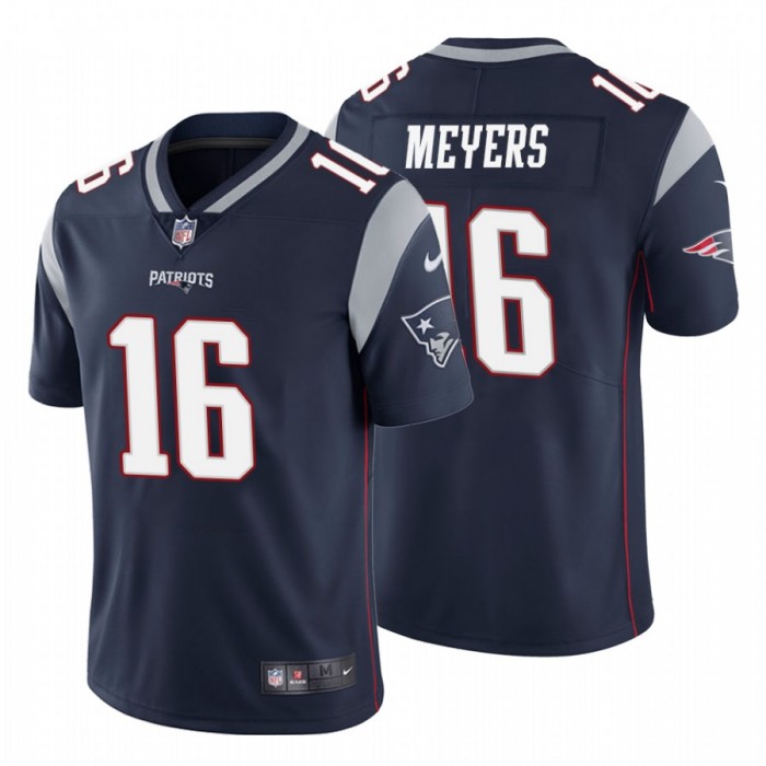 Men's New England Patriots #16 Jakobi Meyers Vapor Untouchable Limited Navy Jersey
