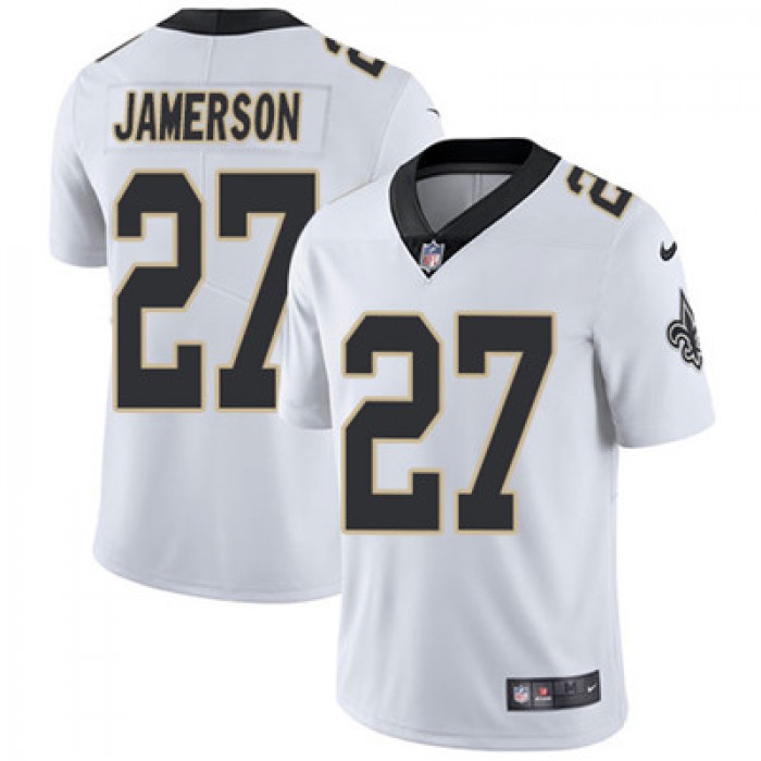 Nike New Orleans Saints #27 Natrell Jamerson White Men's Stitched NFL Vapor Untouchable Limited Jersey
