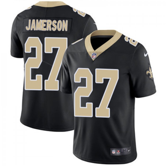 Nike New Orleans Saints #27 Natrell Jamerson Black Team Color Men's Stitched NFL Vapor Untouchable Limited Jersey