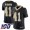 Saints #41 Alvin Kamara Black Team Color Men's Stitched Football 100th Season Vapor Limited Jersey