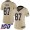 Nike Saints #87 Jared Cook Gold Women's Stitched NFL Limited Inverted Legend 100th Season Jersey