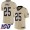 Nike Saints #25 Eli Apple Gold Men's Stitched NFL Limited Inverted Legend 100th Season Jersey