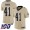 Nike Saints #41 Alvin Kamara Gold Men's Stitched NFL Limited Inverted Legend 100th Season Jersey