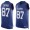 Men's New York Giants #87 Sterling Shepard Royal Blue Hot Pressing Player Name & Number Nike NFL Tank Top Jersey
