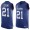 Men's New York Giants #21 Landon Collins Royal Blue Hot Pressing Player Name & Number Nike NFL Tank Top Jersey