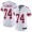 Women's Nike Giants #74 Ereck Flowers White Stitched NFL Vapor Untouchable Limited Jersey