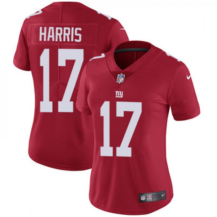 Women's Nike Giants #17 Dwayne Harris Red Alternate Stitched NFL Vapor Untouchable Limited Jersey