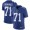 Nike New York Giants #71 Will Hernandez Royal Blue Team Color Men's Stitched NFL Vapor Untouchable Limited Jersey