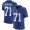 Nike Giants #71 Will Hernandez Royal Vapor Untouchable Limited Jersey