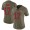 Giants #17 Daniel Jones Olive Women's Stitched Football Limited 2017 Salute to Service Jersey