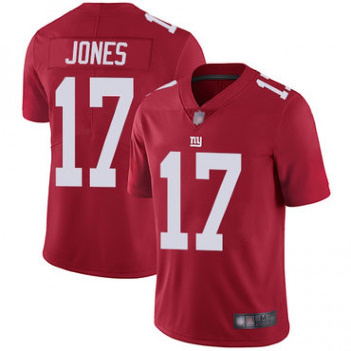 Giants #17 Daniel Jones Red Alternate Youth Stitched Football Vapor Untouchable Limited Jersey