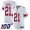 Nike Giants #21 Jabrill Peppers White Men's Stitched NFL 100th Season Vapor Limited Jersey