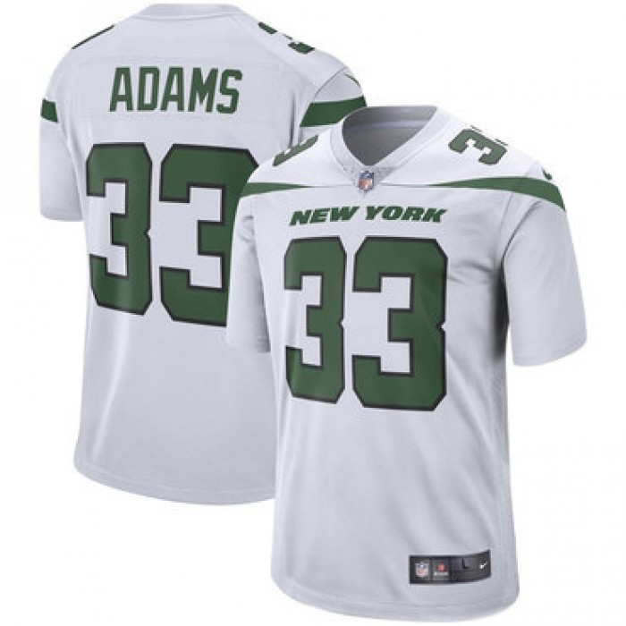 Men's Nike New York Jets 33 Jamal Adams White New 2019 Vapor Untouchable Limited Jersey
