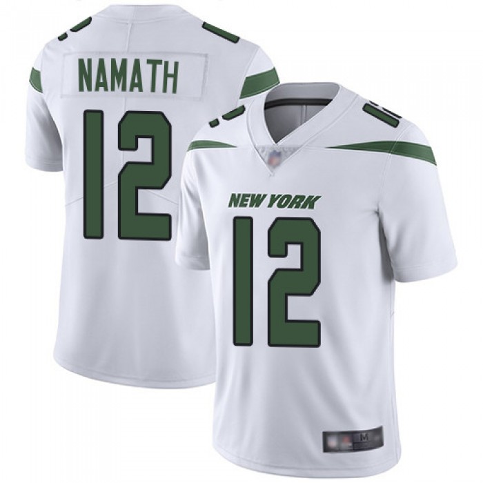 New York Jets #12 Joe Namath White Men's Stitched Football Vapor Untouchable Limited Jersey