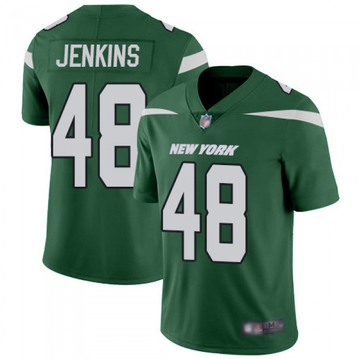 New York Jets #48 Jordan Jenkins Green Team Color Men's Stitched Football Vapor Untouchable Limited Jersey