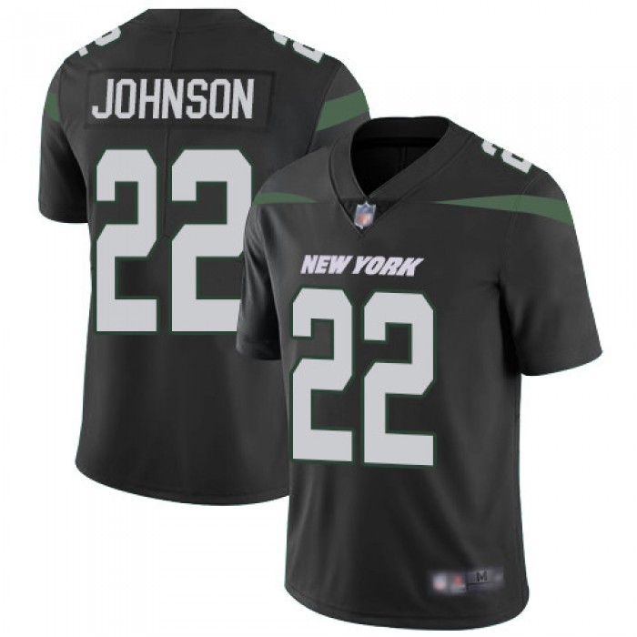 New York Jets #22 Trumaine Johnson Black Alternate Men's Stitched Football Vapor Untouchable Limited Jersey