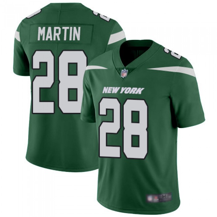 New York Jets #28 Curtis Martin Green Team Color Men's Stitched Football Vapor Untouchable Limited Jersey