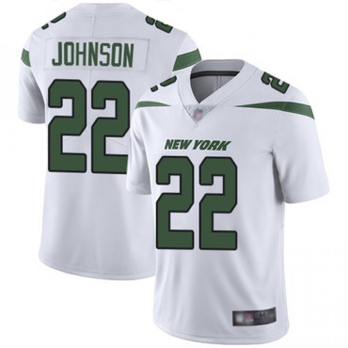 Jets #22 Trumaine Johnson White Youth Stitched Football Vapor Untouchable Limited Jersey
