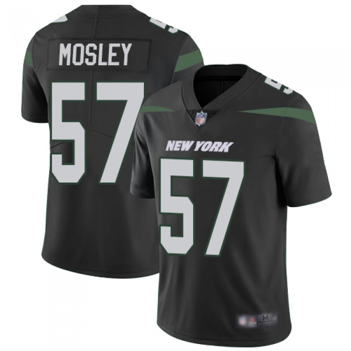 Jets #57 C.J. Mosley Black Alternate Youth Stitched Football Vapor Untouchable Limited Jersey