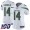 Nike Jets #14 Sam Darnold White Women's Stitched NFL 100th Season Vapor Limited Jersey