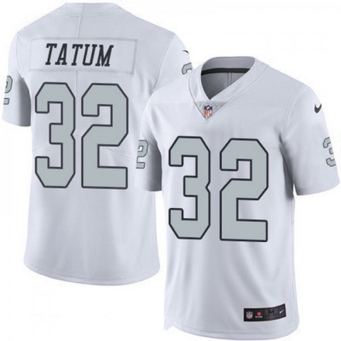 Youth Oakland Raiders #32 Jack Tatum White 2016 Color Rush Stitched NFL Nike Limited Jersey