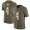 Youth Nike Oakland Raiders 4 Derek Carr Olive Gold Stitched NFL Limited 2017 Salute to Service Jersey