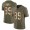 Youth Nike Oakland Raiders 89 Amari Cooper Olive Gold Stitched NFL Limited 2017 Salute to Service Jersey