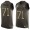 Men's Philadelphia Eagles #71 Jason Peters Green Salute to Service Hot Pressing Player Name & Number Nike NFL Tank Top Jersey