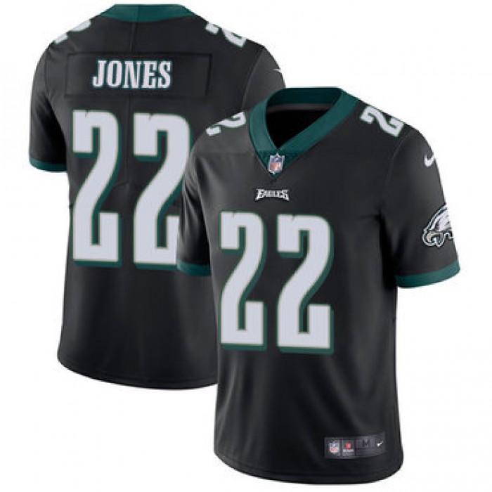 Nike Philadelphia Eagles #22 Sidney Jones Black Alternate Men's Stitched NFL Vapor Untouchable Limited Jersey